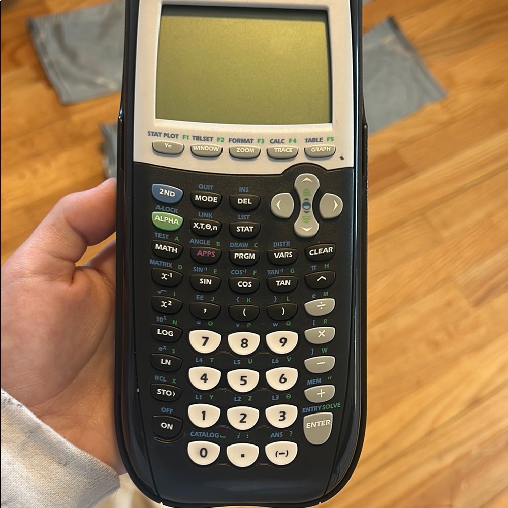 Graphing Calculator with texas TI-84 Plus 
email- madelinemay512@gmail.com